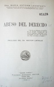 Abuso del derecho