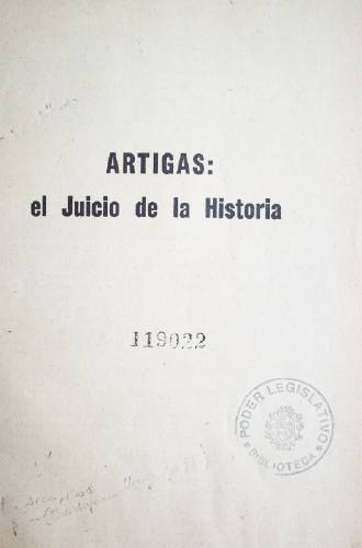 Artigas : el juicio de la historia