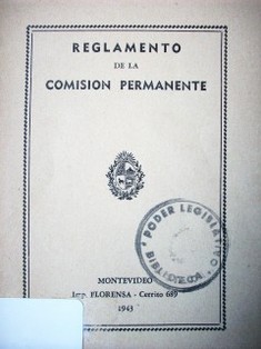 Reglamento de la Comisión Permanente