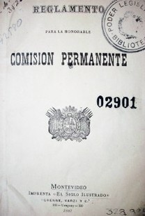 Reglamento para la Honorable Comisión Permanente