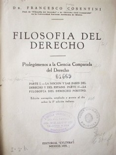 Filosofía del derecho