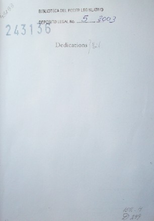 Dedications