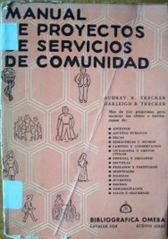 Manual de proyectos de servicios de comunidad