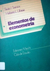 Elementos de econometría