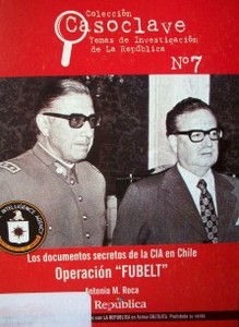 Nombre clave: operación "Fubelt" : los documentos secretos de la CIA