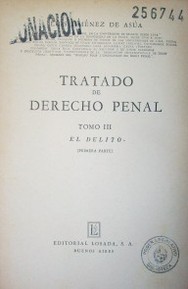 Tratado de Derecho Penal