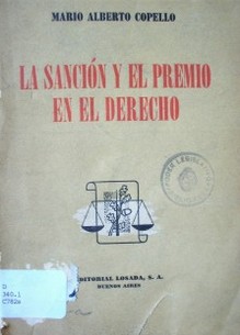 La sanción y el premio en el derecho