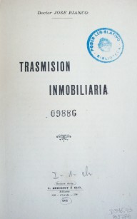 Trasmisión inmobiliaria