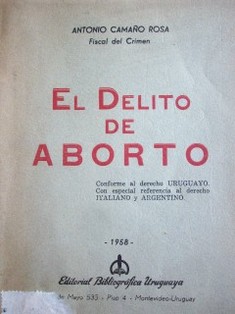 El delito de aborto