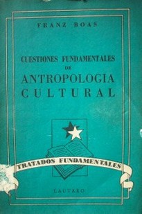 Cuestiones fundamentales de antropología cultural