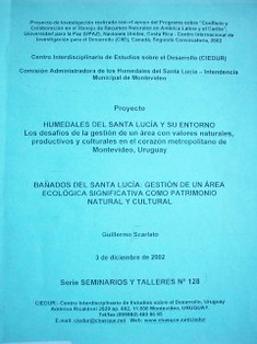 Bañados del Santa Lucía : gestión de un área ecológica significativa como patrimonio natural y cultural