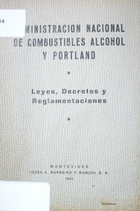 Administración Nacional de Combustibles, Alcohol y Portland