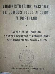 Administración Nacional de Combustibles Alcohol y Portland