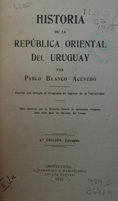 Historia de la República Oriental del Uruguay