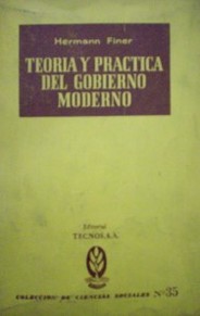 Teoría y práctica del gobierno moderno