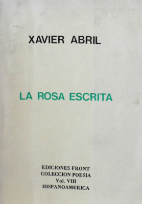 La rosa escrita y otros poemas : (verso y prosa)