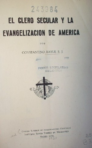 El clero secular y la evangelización de América