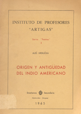 Origen y antigüedad del indio americano