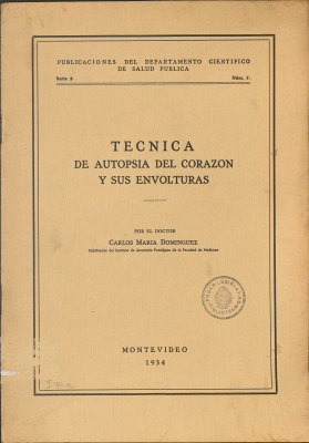 Técnica de autopsia del corazón y sus envolturas