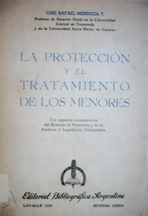 La protección y el tratamiento de los menores