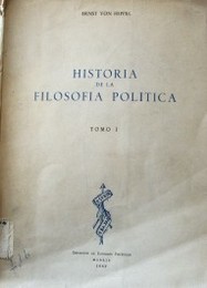 Historia de la filosofía política en sus capítulos señeros