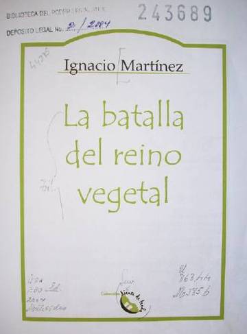 La batalla del reino vegetal