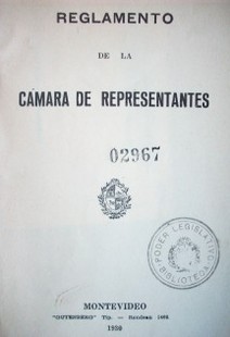 Reglamento de la Cámara de Representantes