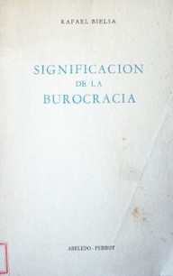 Significación de la burocracia