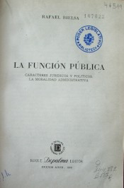 La función pública