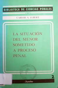 La situación del menor sometido a proceso penal