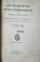Ley de registro cívico permanente de la República O. del Uruguay