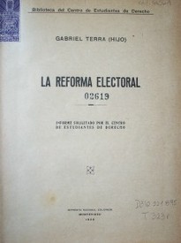 La reforma electoral
