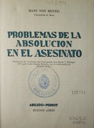 Problemas de la absolución en el asesinato