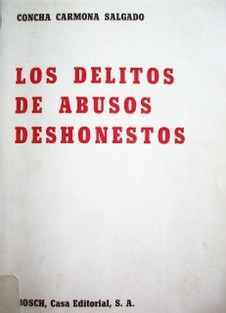 Los delitos de abusos deshonestos