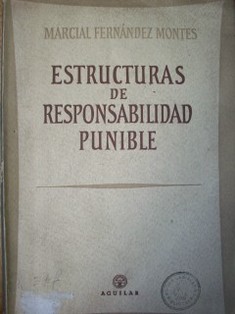 Estructuras de responsabilidad punible