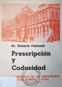 Prescripción y caducidad