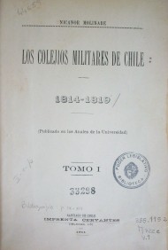 Los colejios militares de Chile : 1814-1819