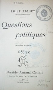 Questions politiques