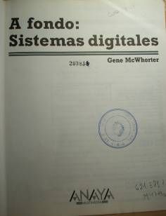 A fondo : sistemas digitales