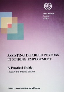 Assisting disabled persons in finding employment : a practical guide