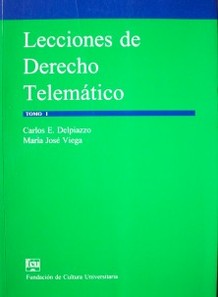 Lecciones de derecho telemático