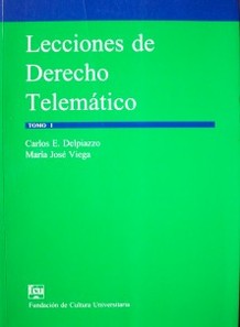 Lecciones de derecho telemático