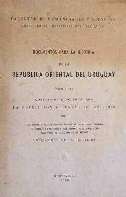 Documentos para la historia de la República Oriental del Uruguay