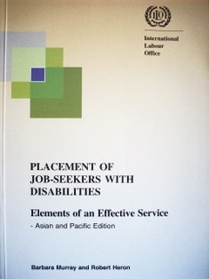 Placement of job-seekers with disabilities : elements of an effective service