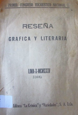 Reseña gráfica y literaria