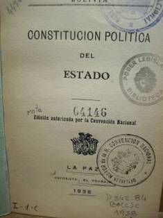 Constitución política del estado
