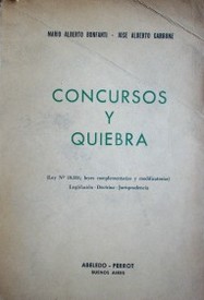 Concursos y quiebra