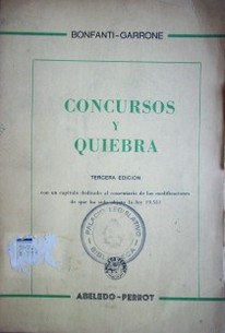 Concursos y quiebra