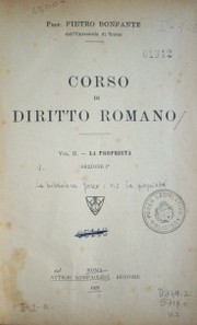 Corso di diritto romano