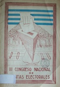 Tercer Congreso Nacional de Juntas Electorales : (noviembre de 1955)